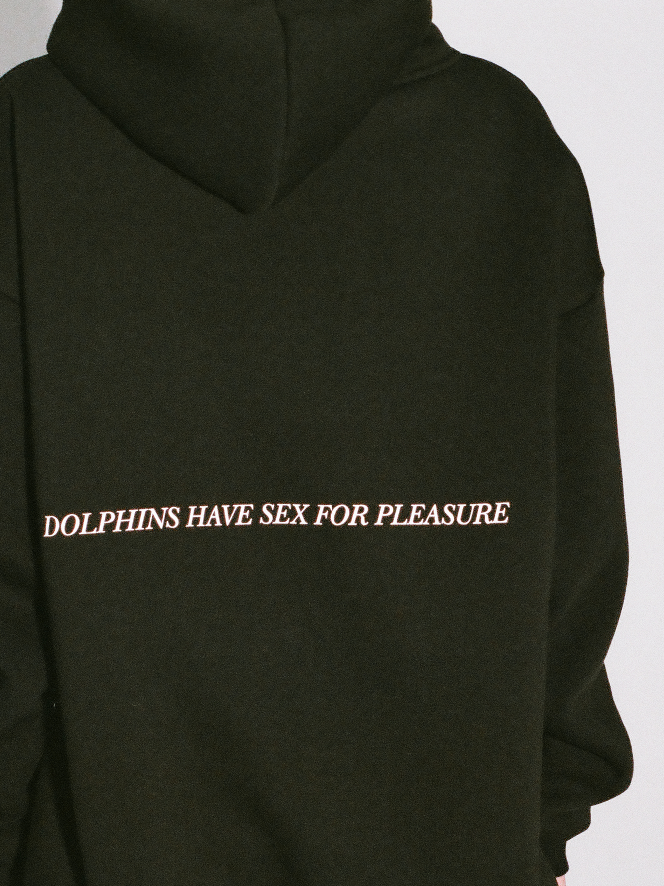 DOLPHINS LOVE OVERSIZED HOODIE