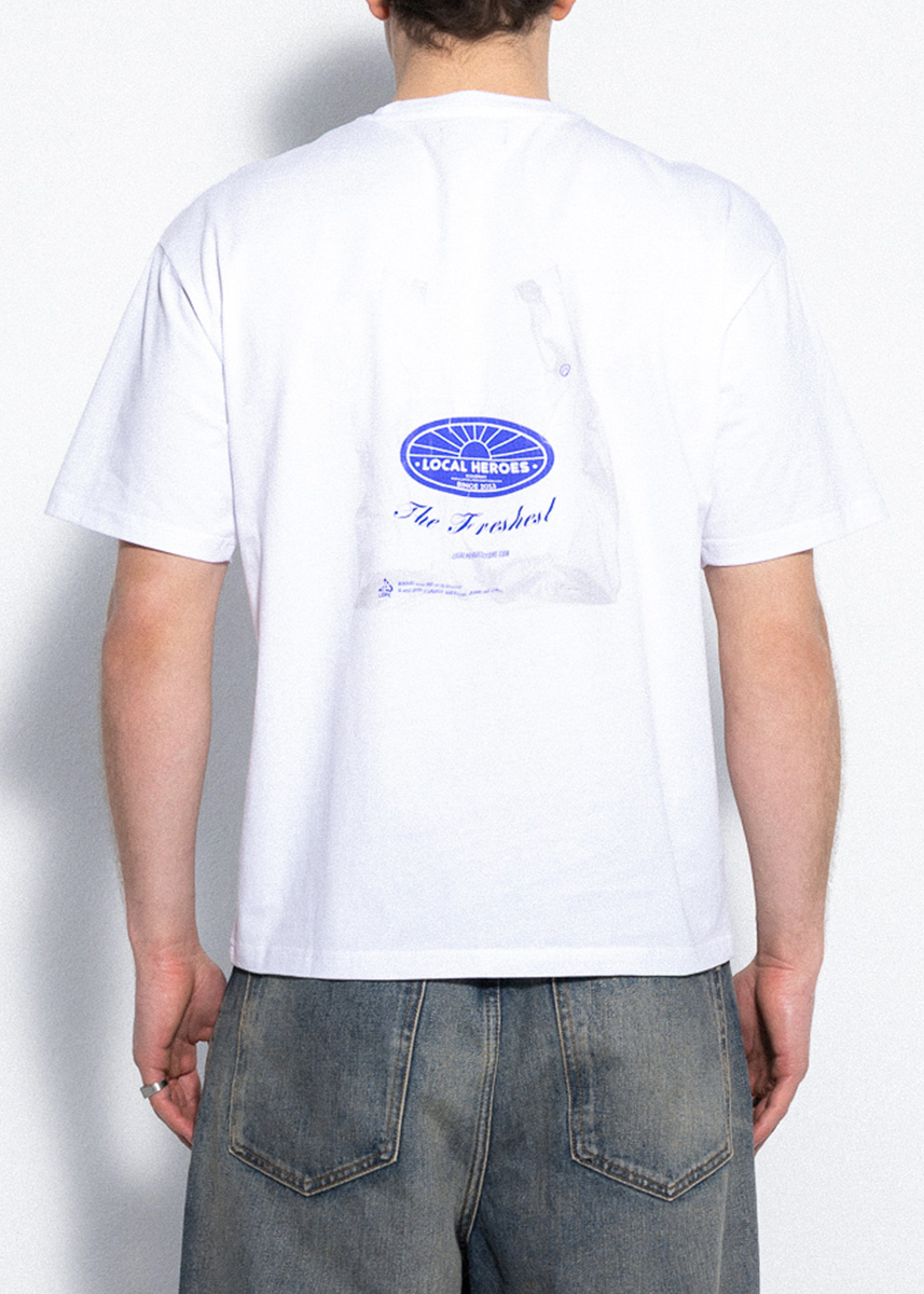 BIAŁY T-SHIRT FRESH STUFF