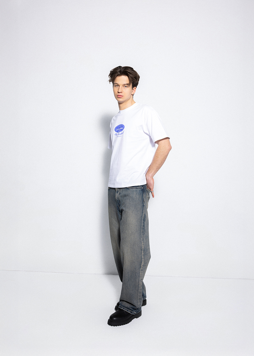 BIAŁY T-SHIRT FRESH STUFF