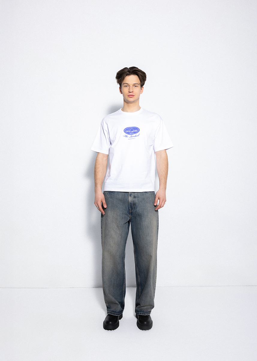 BIAŁY T-SHIRT FRESH STUFF