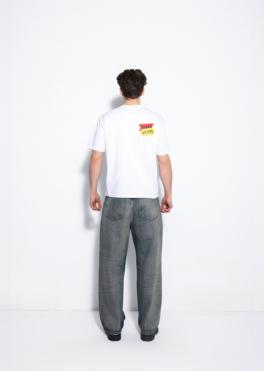 BIAŁY T-SHIRT LH TEAM