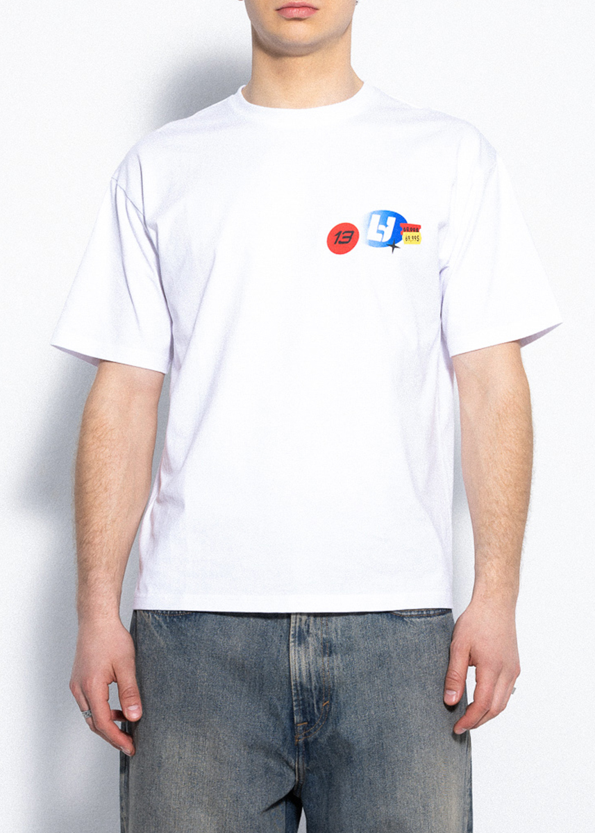 BIAŁY T-SHIRT LH TEAM