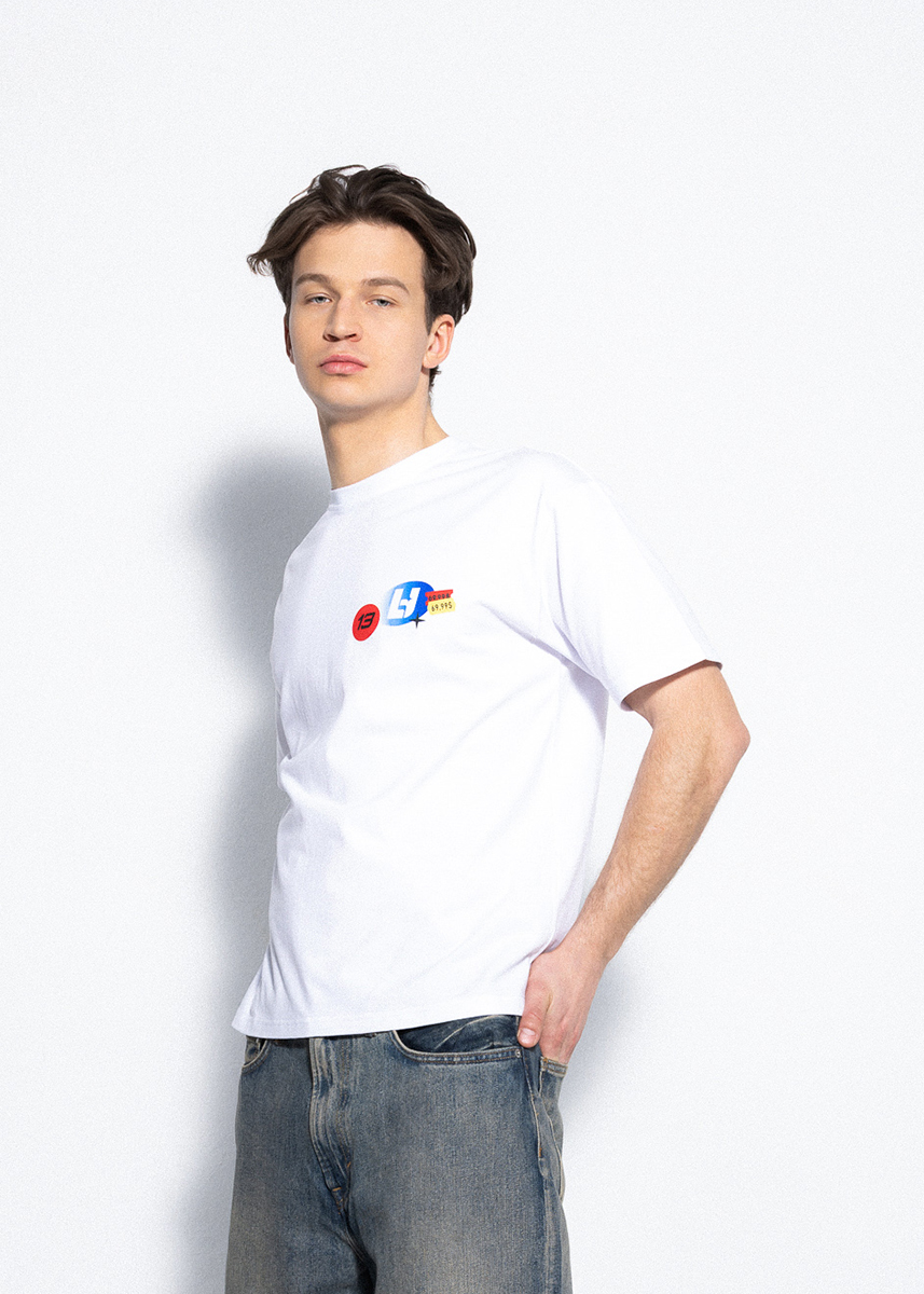 BIAŁY T-SHIRT LH TEAM