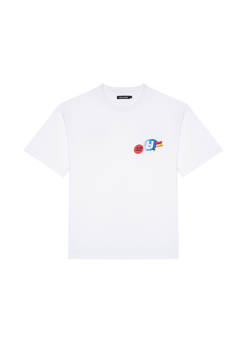 BIAŁY T-SHIRT LH TEAM
