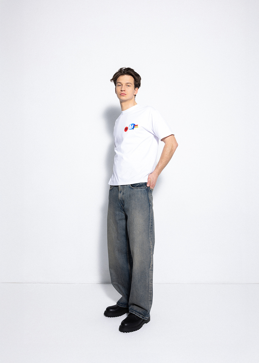 BIAŁY T-SHIRT LH TEAM
