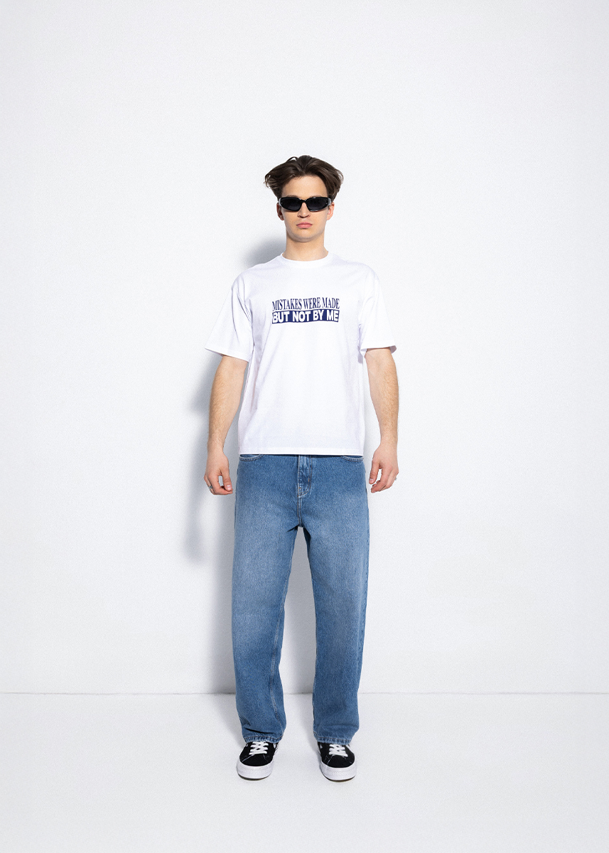 BIAŁY T-SHIRT MAKE MISTAKES