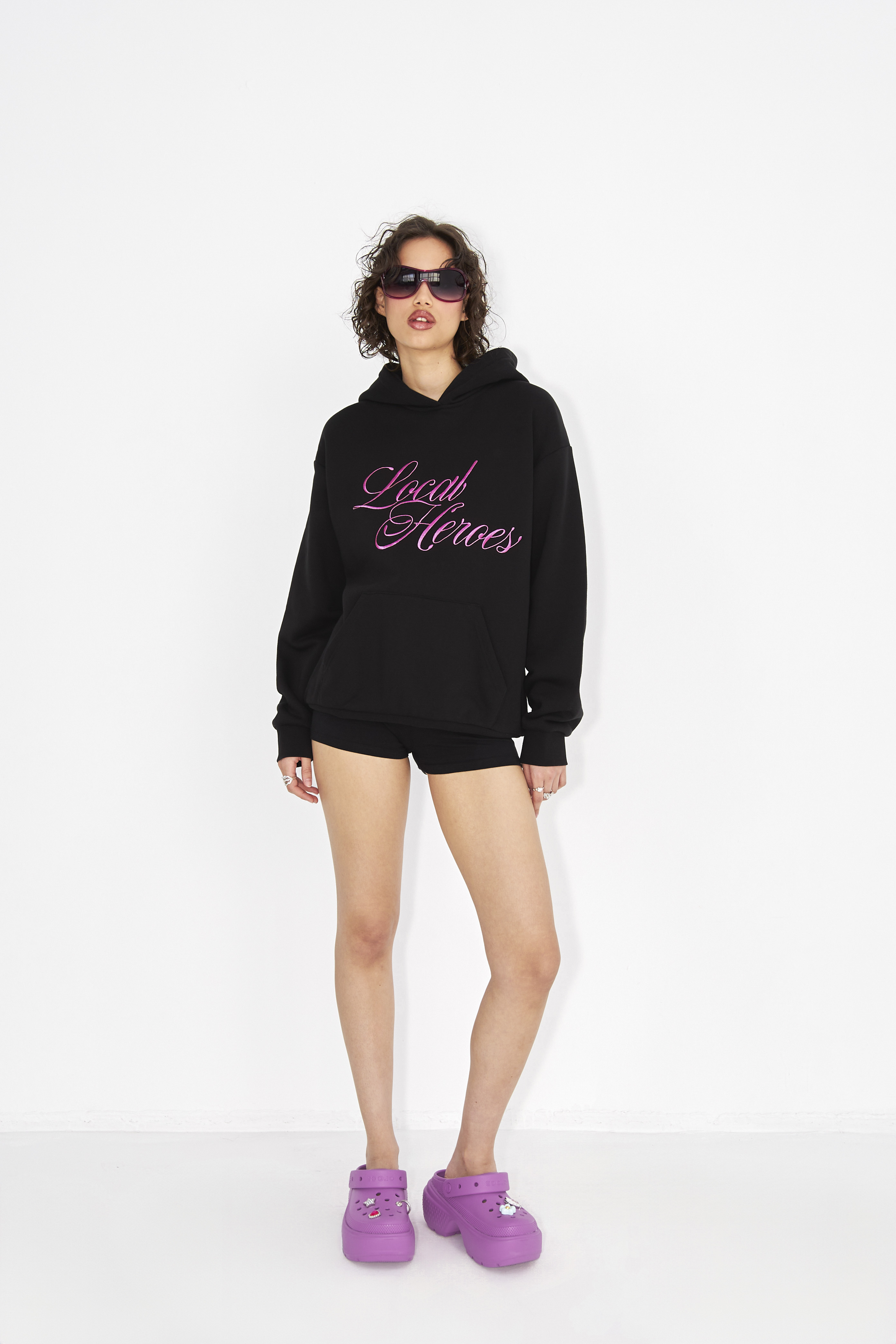 LH BLUSH BLACK HOODIE