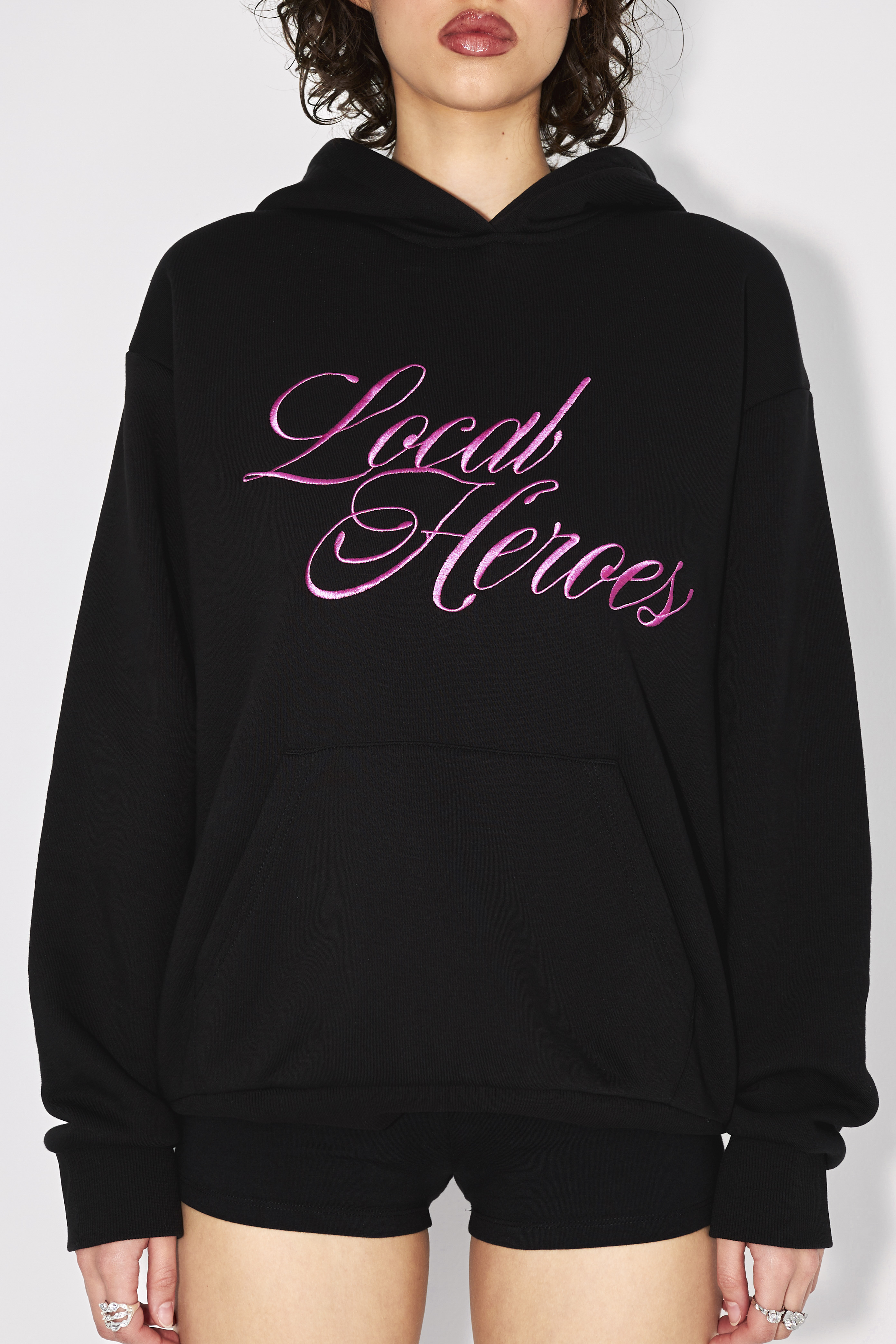 LH BLUSH BLACK HOODIE