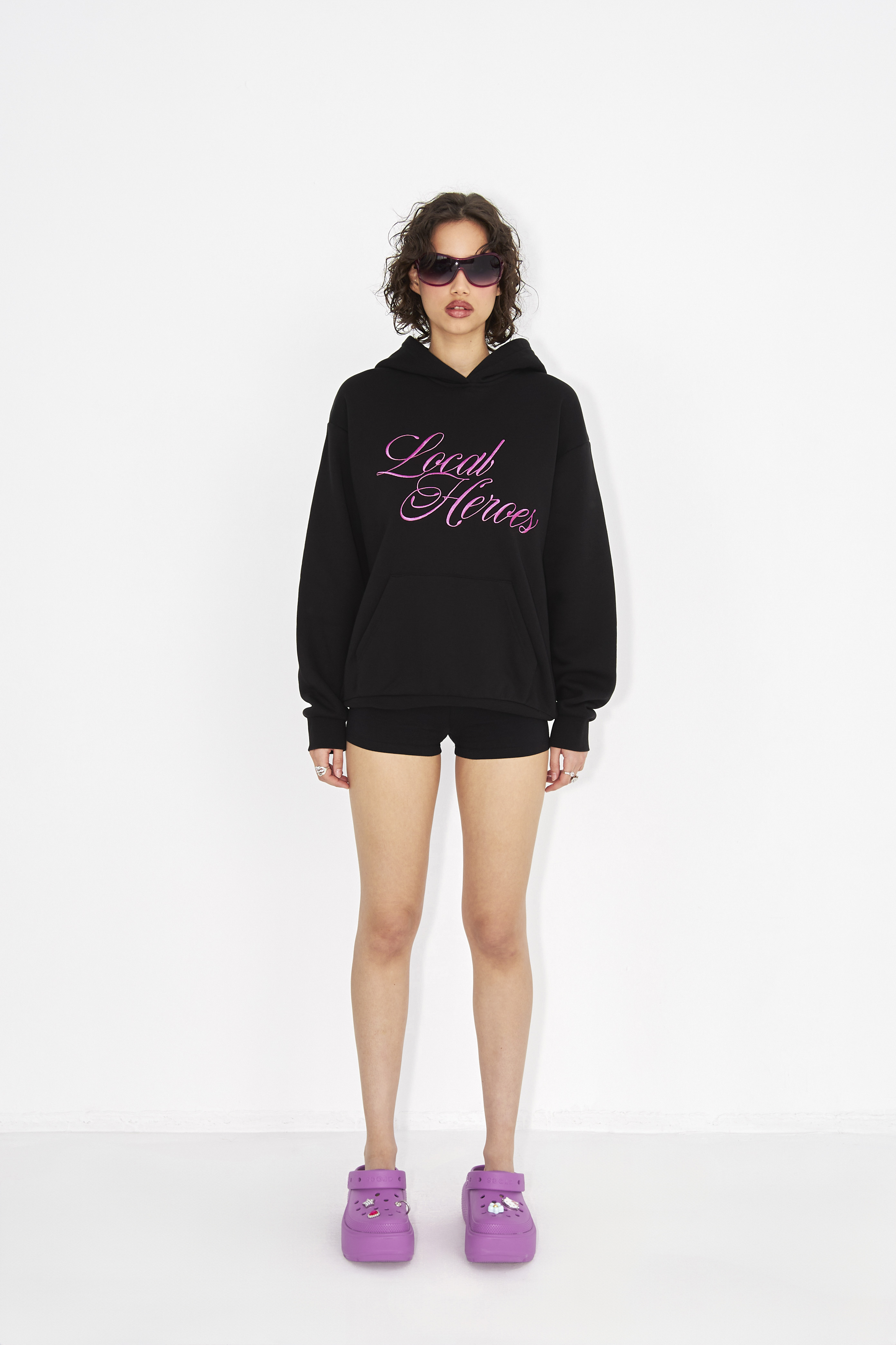 LH BLUSH BLACK HOODIE