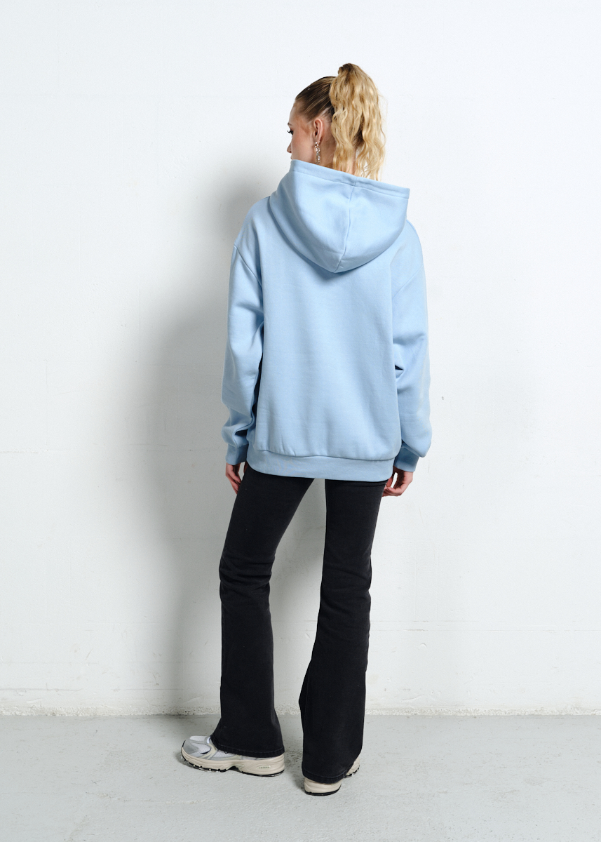 BLUZA AURA RHINESTONES POWDER BLUE