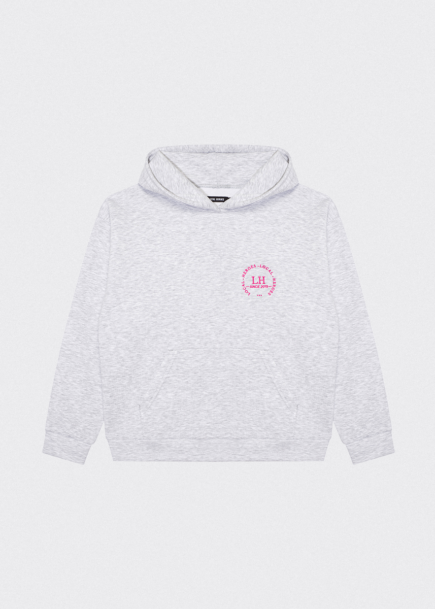Gray pink hoodie Clearance