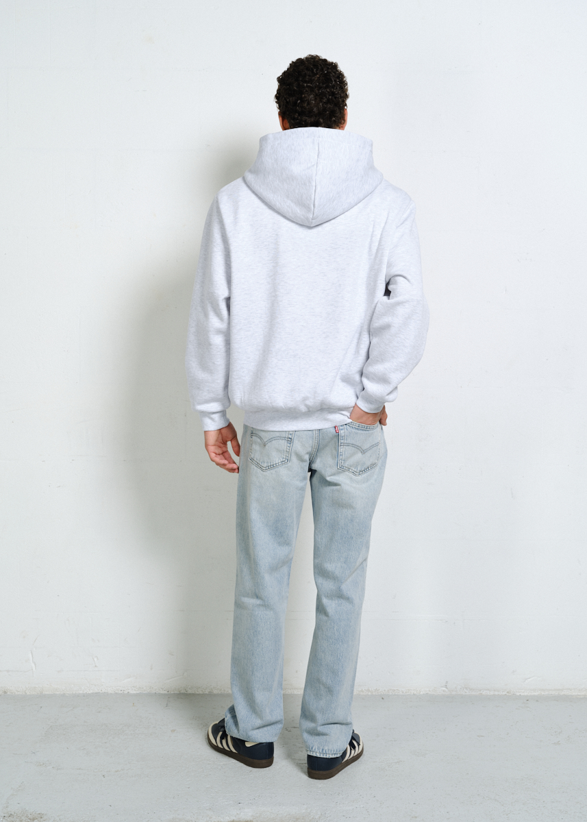 SZARA BLUZA NA ZAMEK LH BASIC