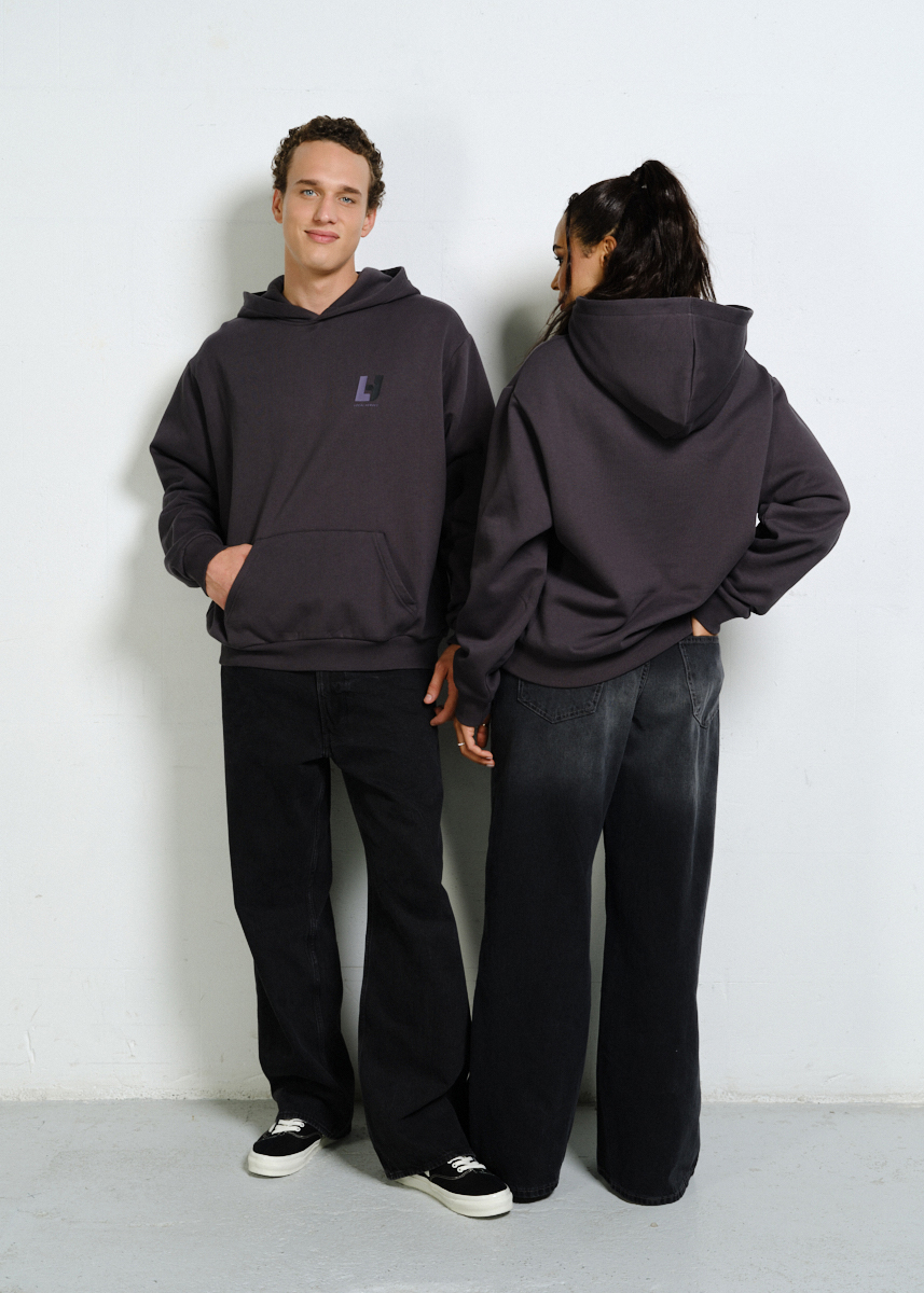 BLUZA Z KAPTUTEM LH TEAM CZARNA MĘSKA BLUZA Z KAPTUTEM LH TEAM CZARNA MĘSKA