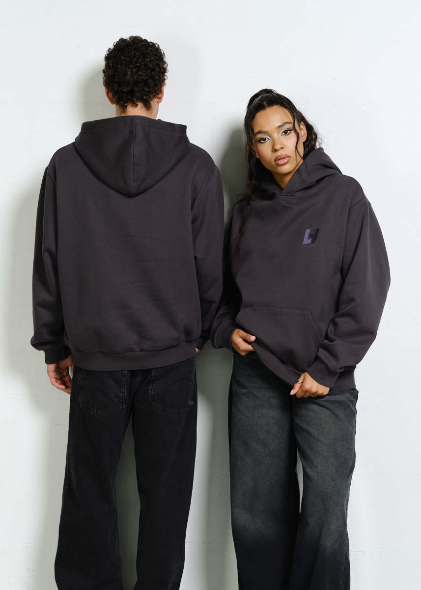 BLUZA Z KAPTUTEM LH TEAM CZARNA MĘSKA BLUZA Z KAPTUTEM LH TEAM CZARNA MĘSKA