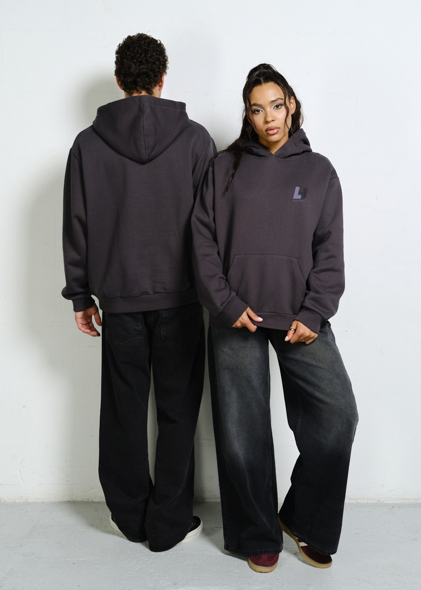 BLUZA Z KAPTUTEM LH TEAM CZARNA MĘSKA BLUZA Z KAPTUTEM LH TEAM CZARNA MĘSKA