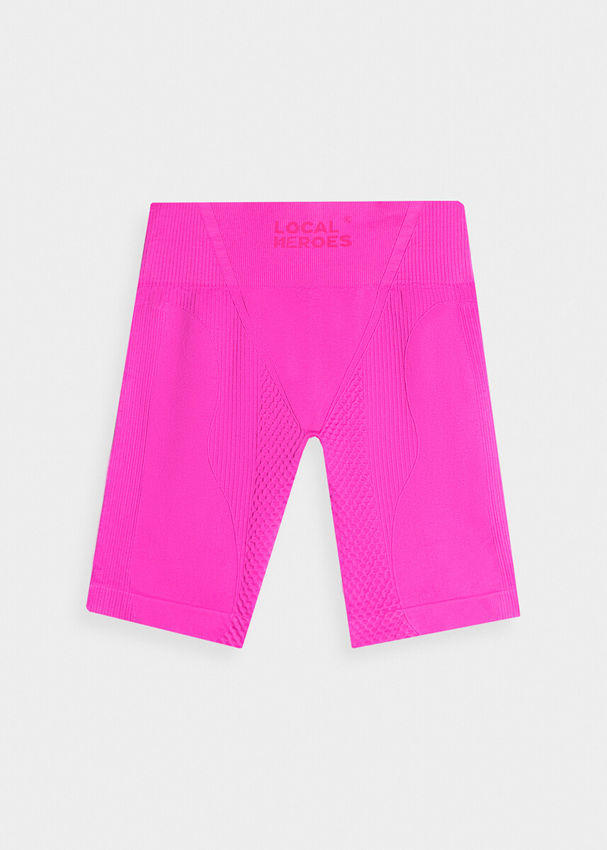 4F X LOCAL HEROES PINK CYCLE SHORTS
