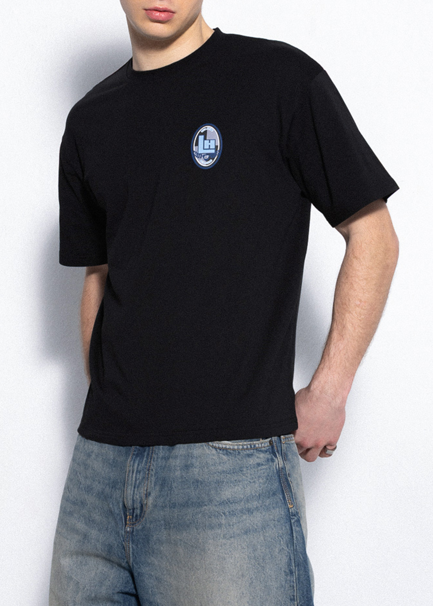 CZARNY T-SHIRT LH TEAM