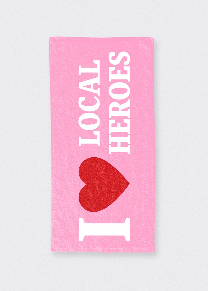 I HEART LH BEACH TOWEL