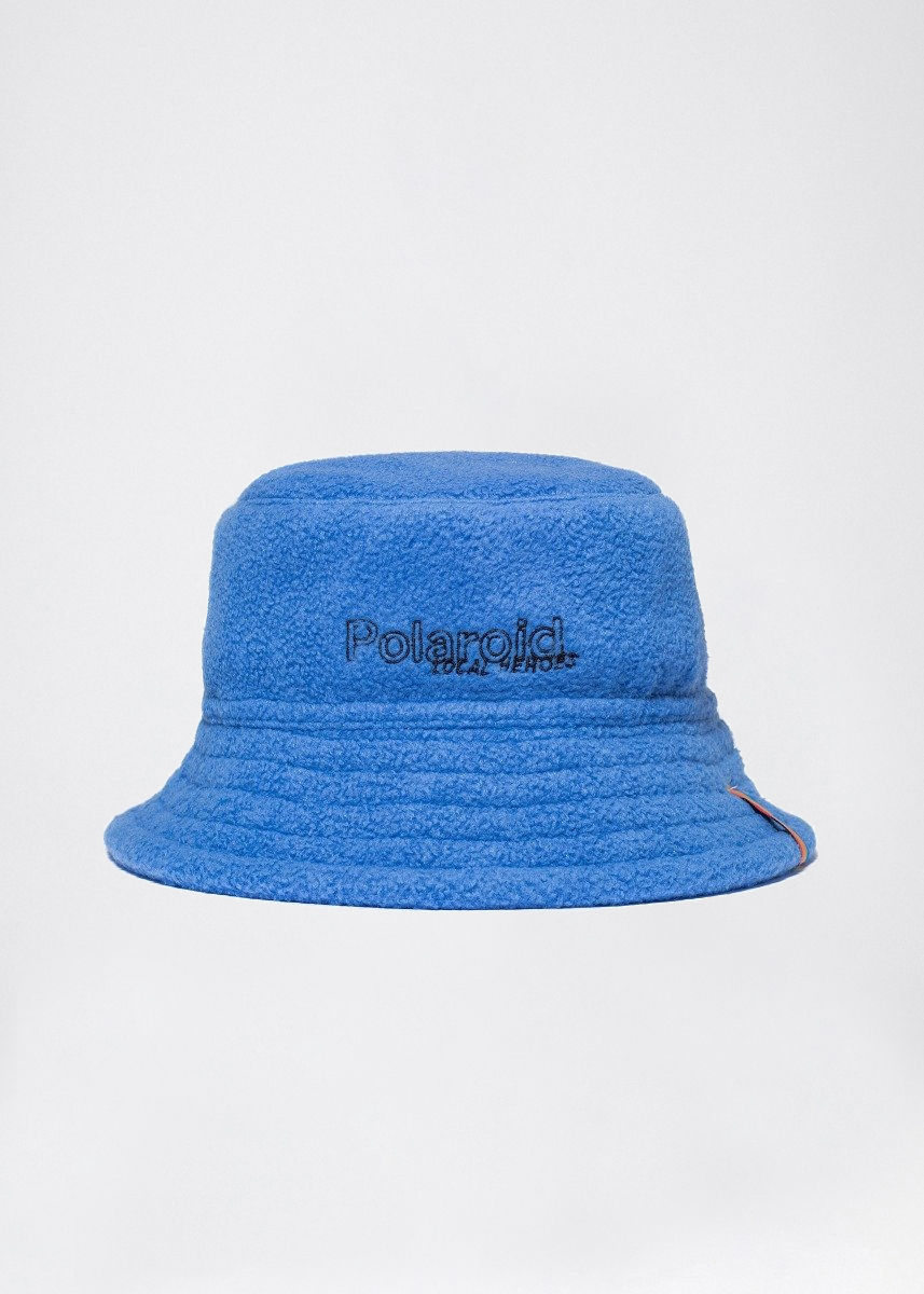 KAPELUSZ BUCKET POLAROWY POLAROID NIEBIESKI