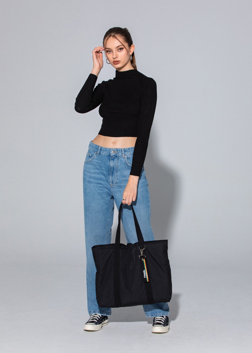 TORBA PUFF POLAROID CZARNA