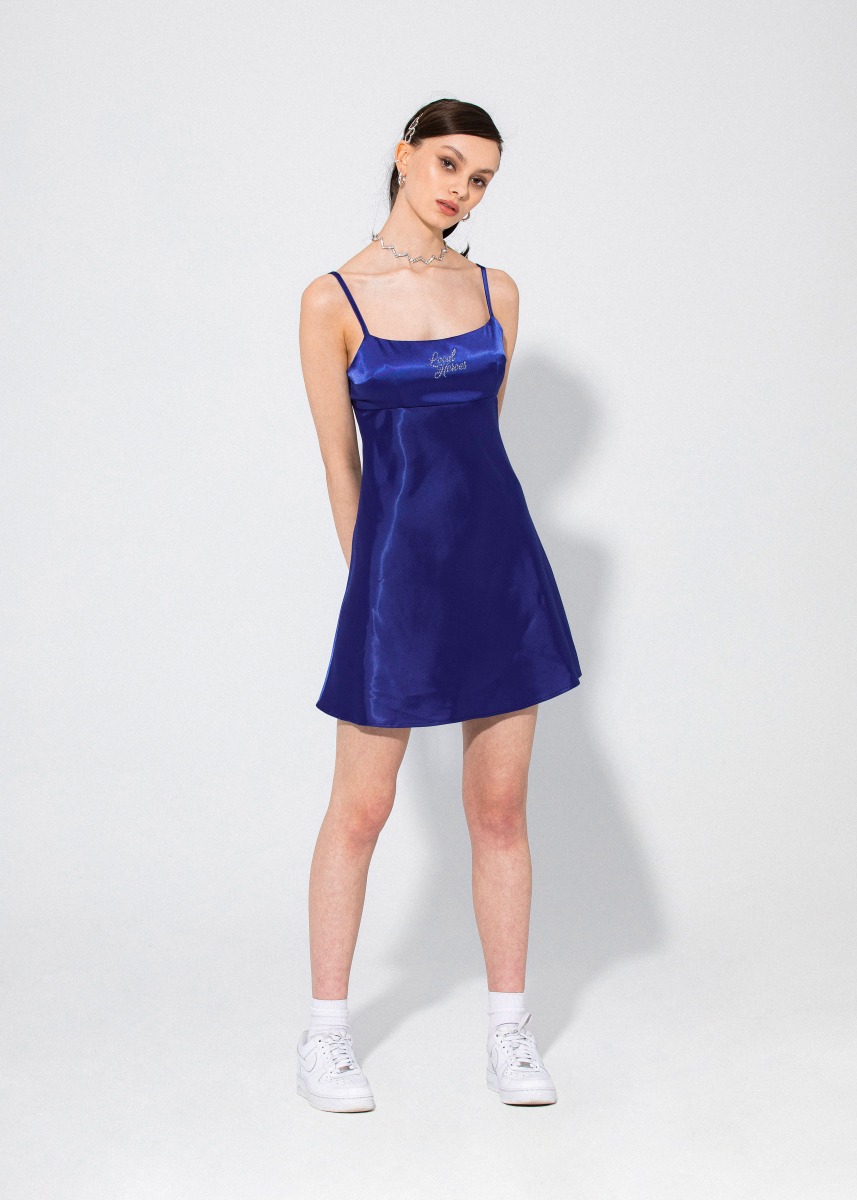 SATYNOWA SUKIENKA LH 90'S