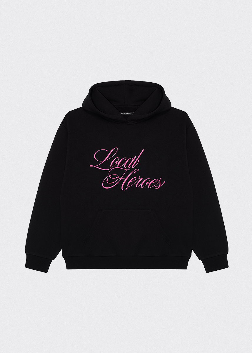 LH BLUSH BLACK HOODIE