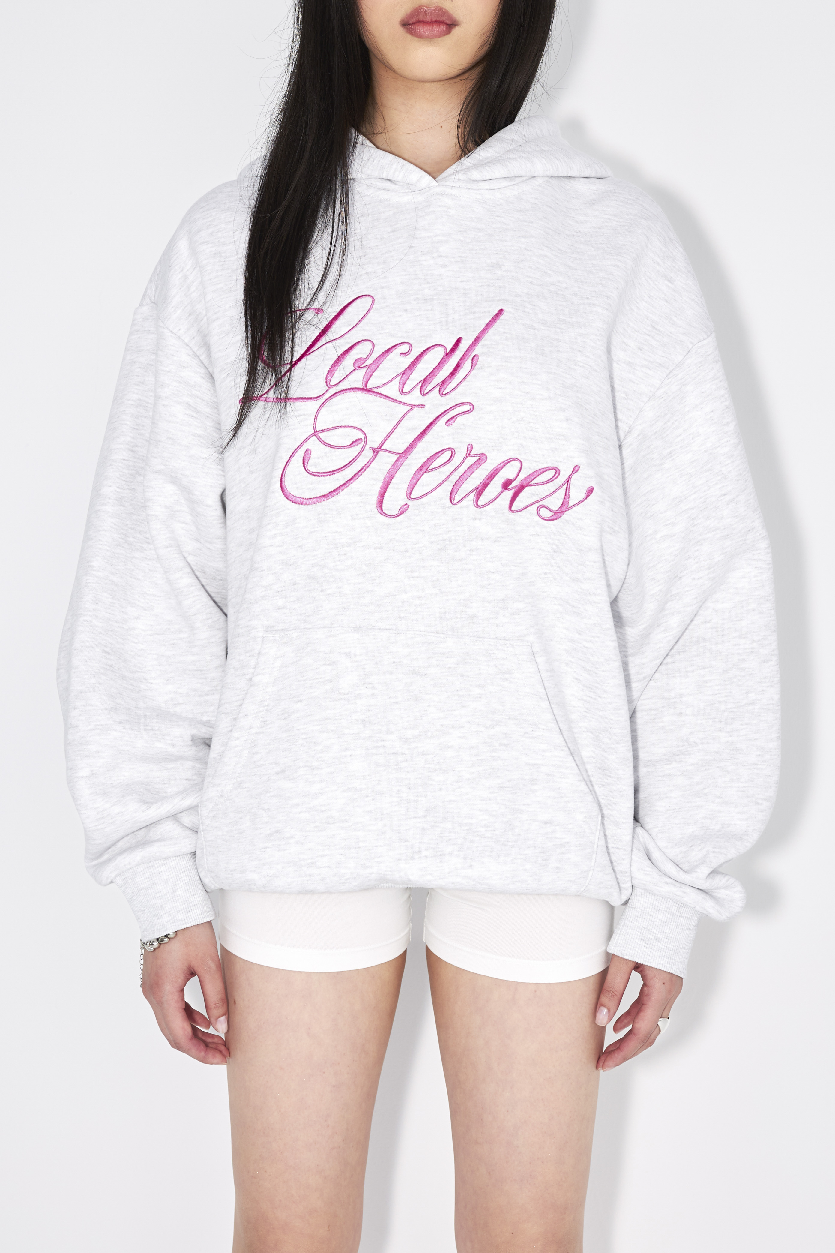 LH BLUSH GREY HOODIE