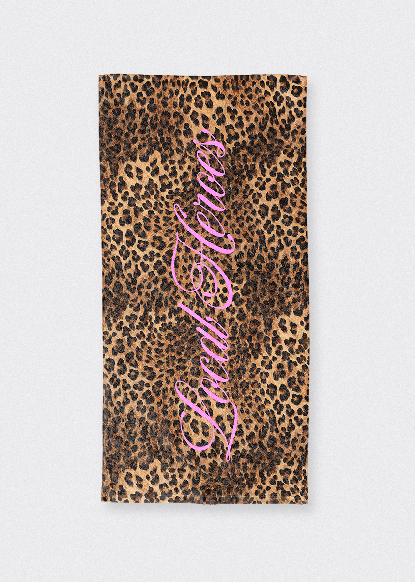 LH LEOPARD BEACH TOWEL