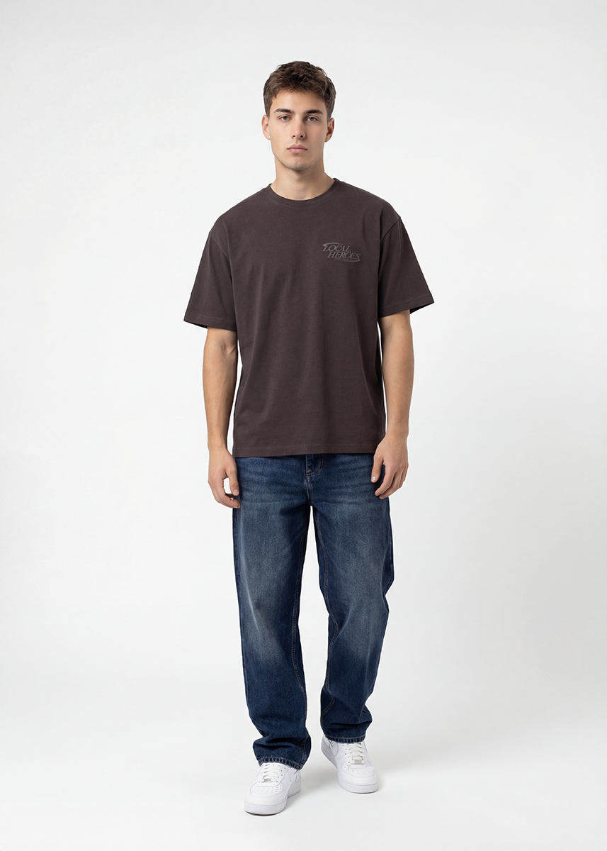 LH TRIBAL T-SHIRT BRĄZOWY