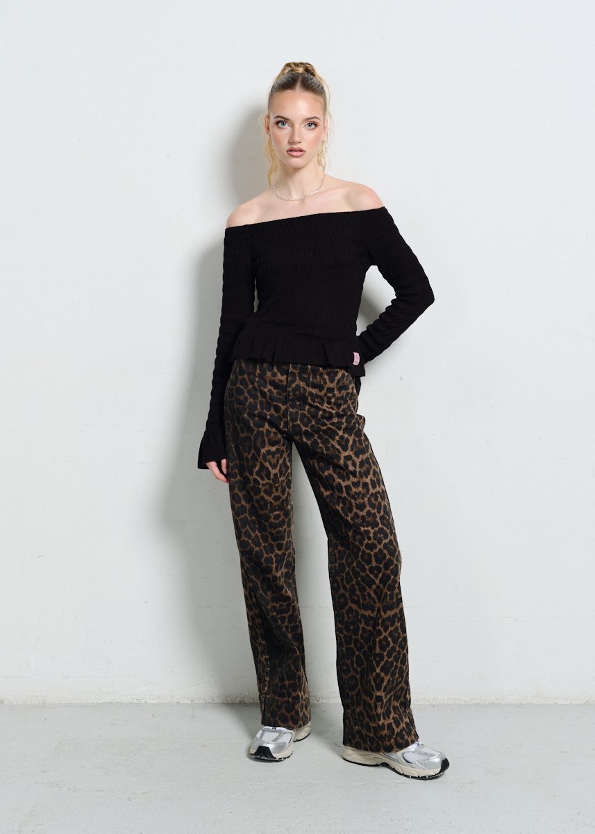 CZARNA BLUZKA LH ROMANTIC