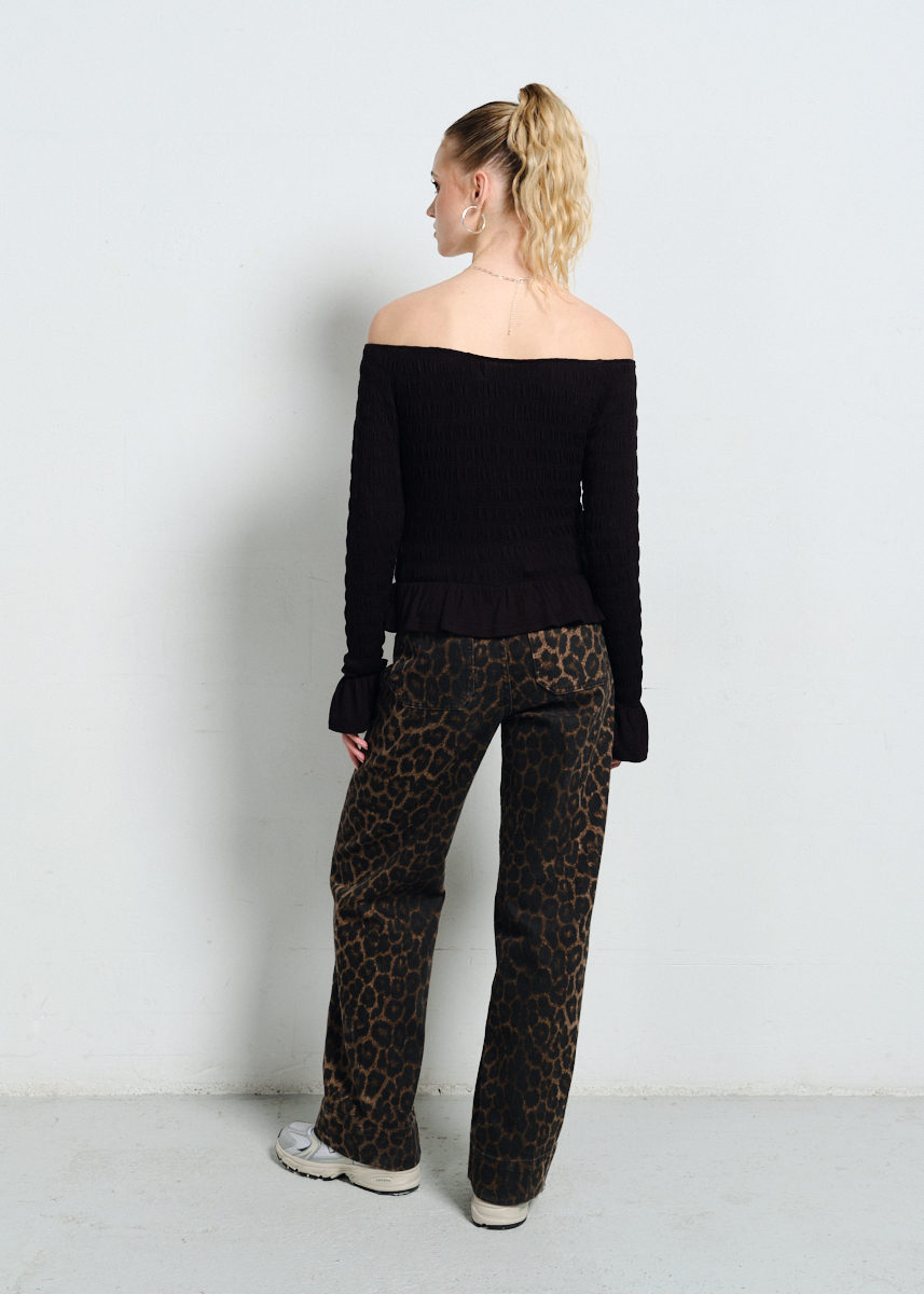 CZARNA BLUZKA LH ROMANTIC