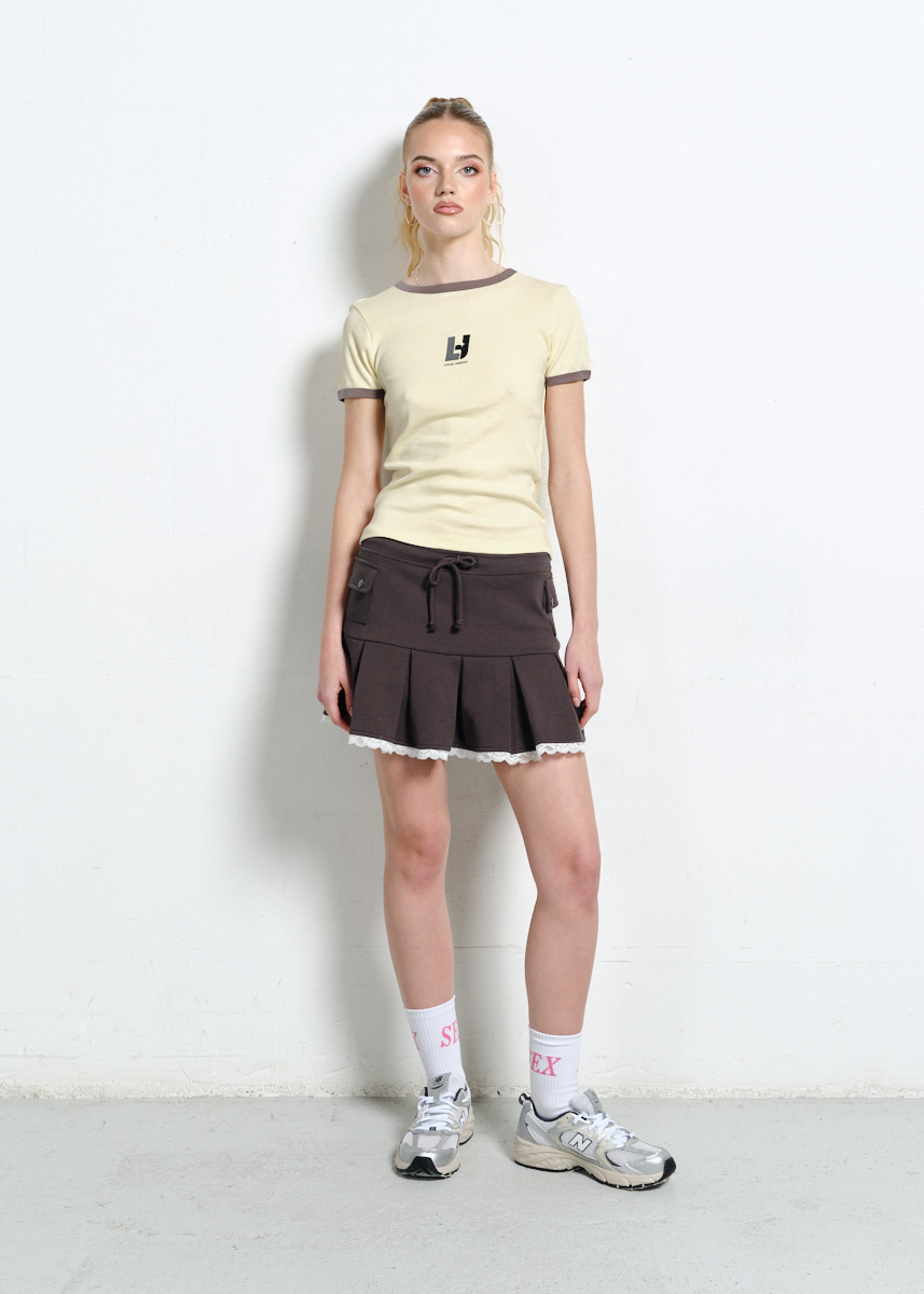 SZARA SPÓDNICA LH GRUNGE