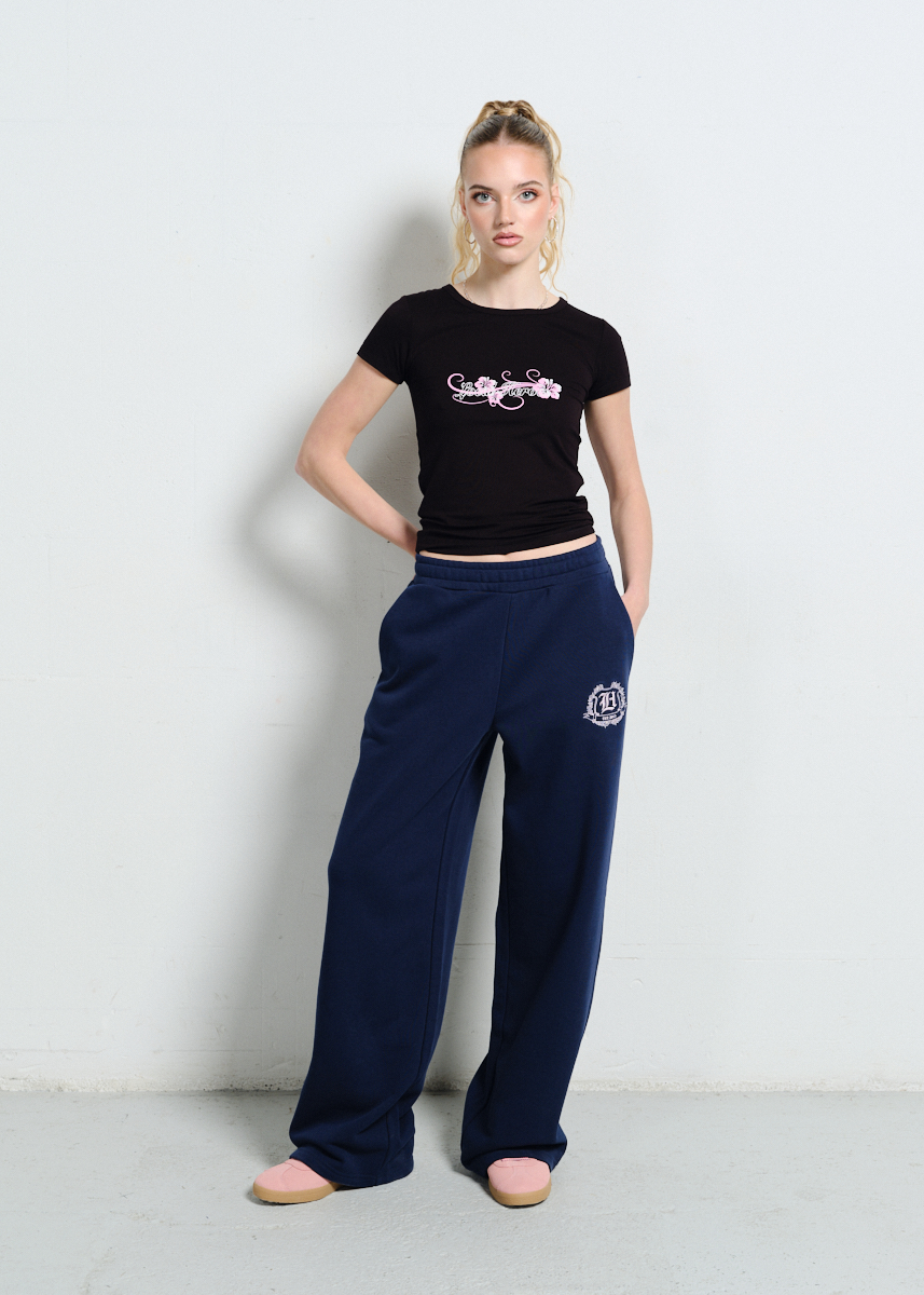 GRANATOWE SPODNIE DRESOWE LH UNIVERSITY