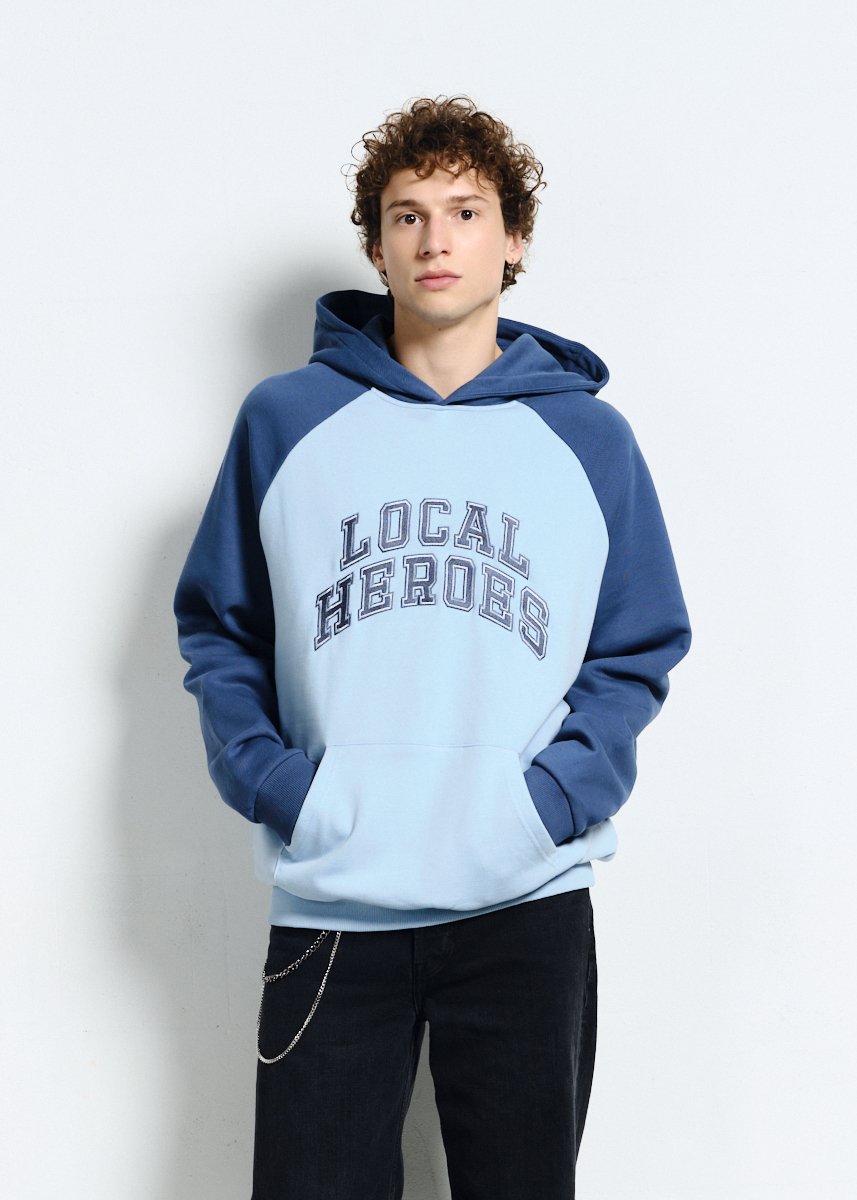 MĘSKA BLUZA AURA NIEBIESKA