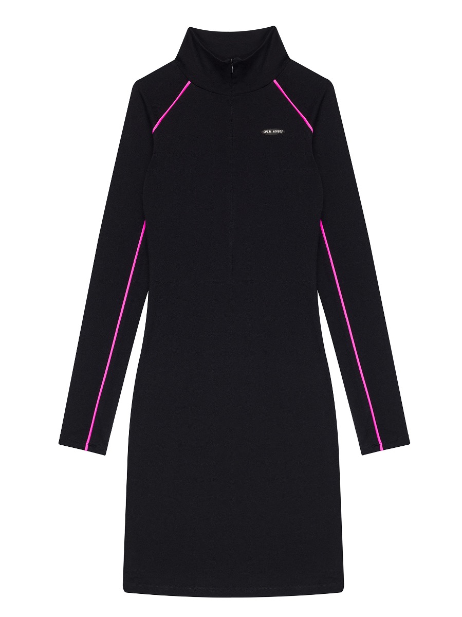 LH LONGSLEEVE DRESS WITH PINK 