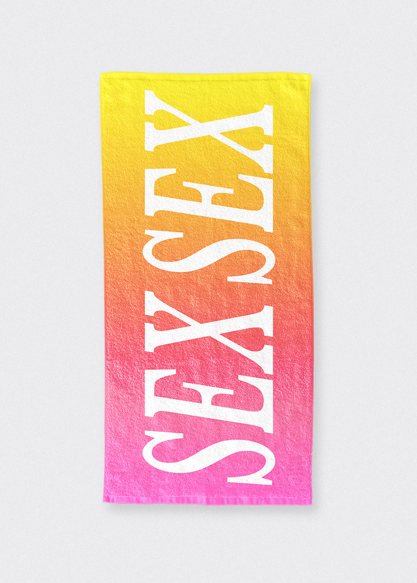 SEX BEACH TOWEL