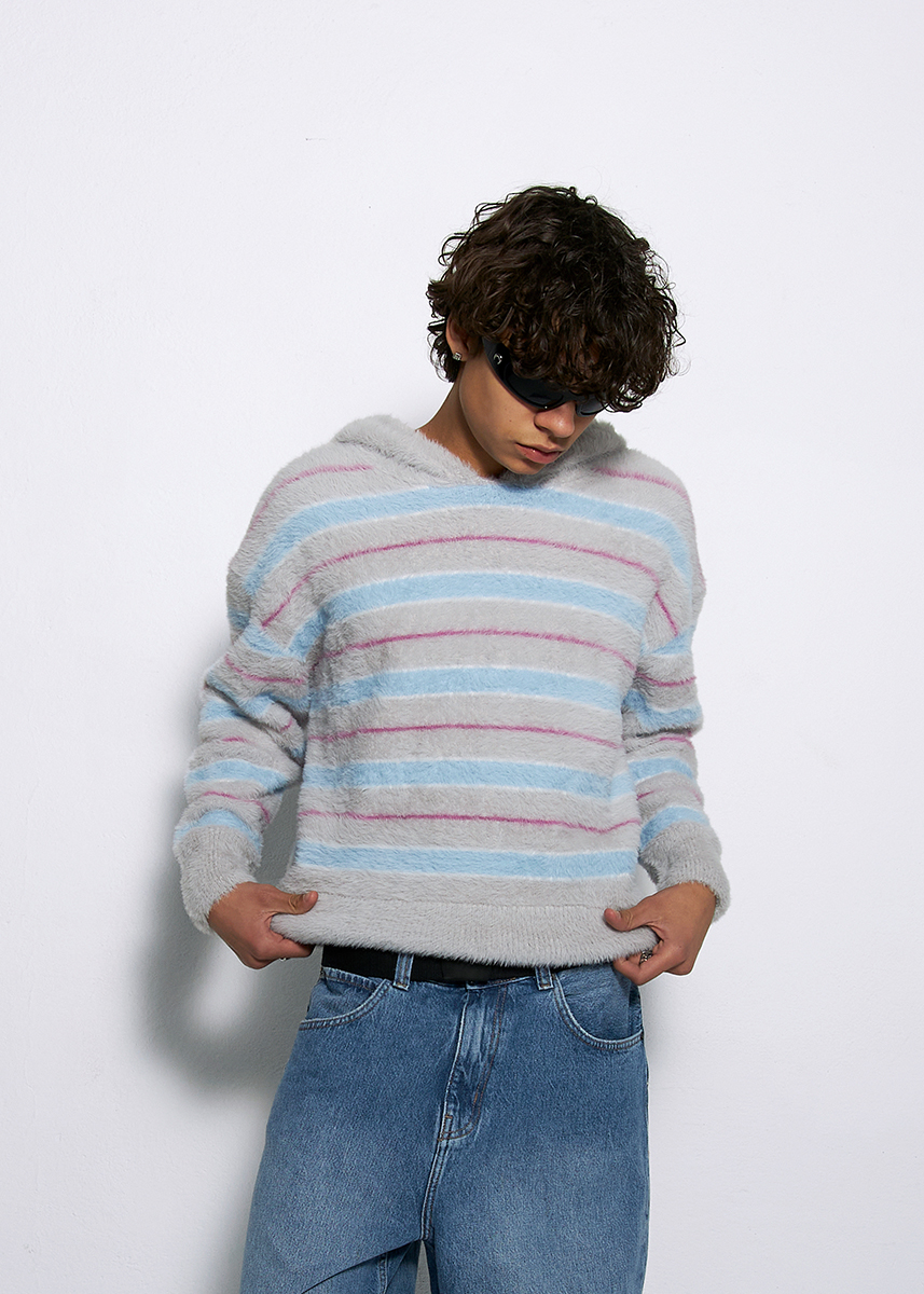 SWETER TEAM BLUSH SZARY