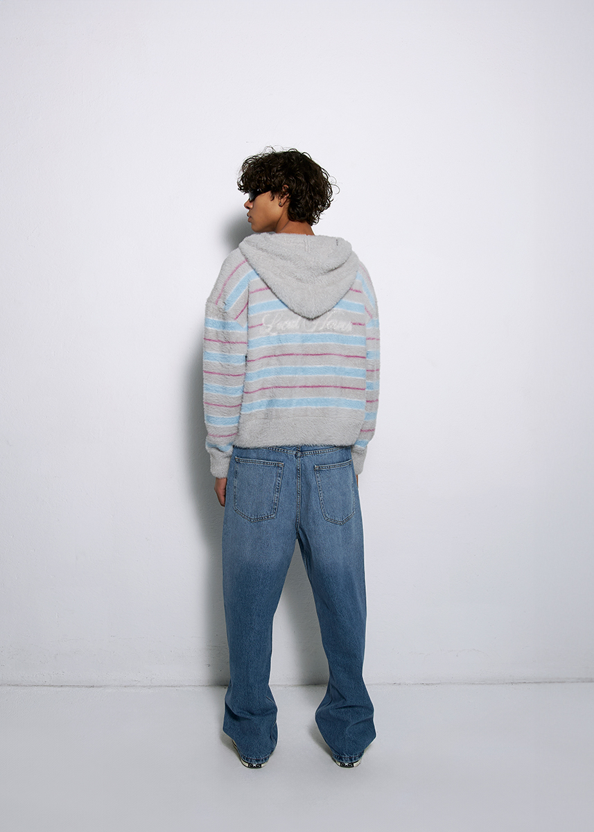 SWETER TEAM BLUSH SZARY