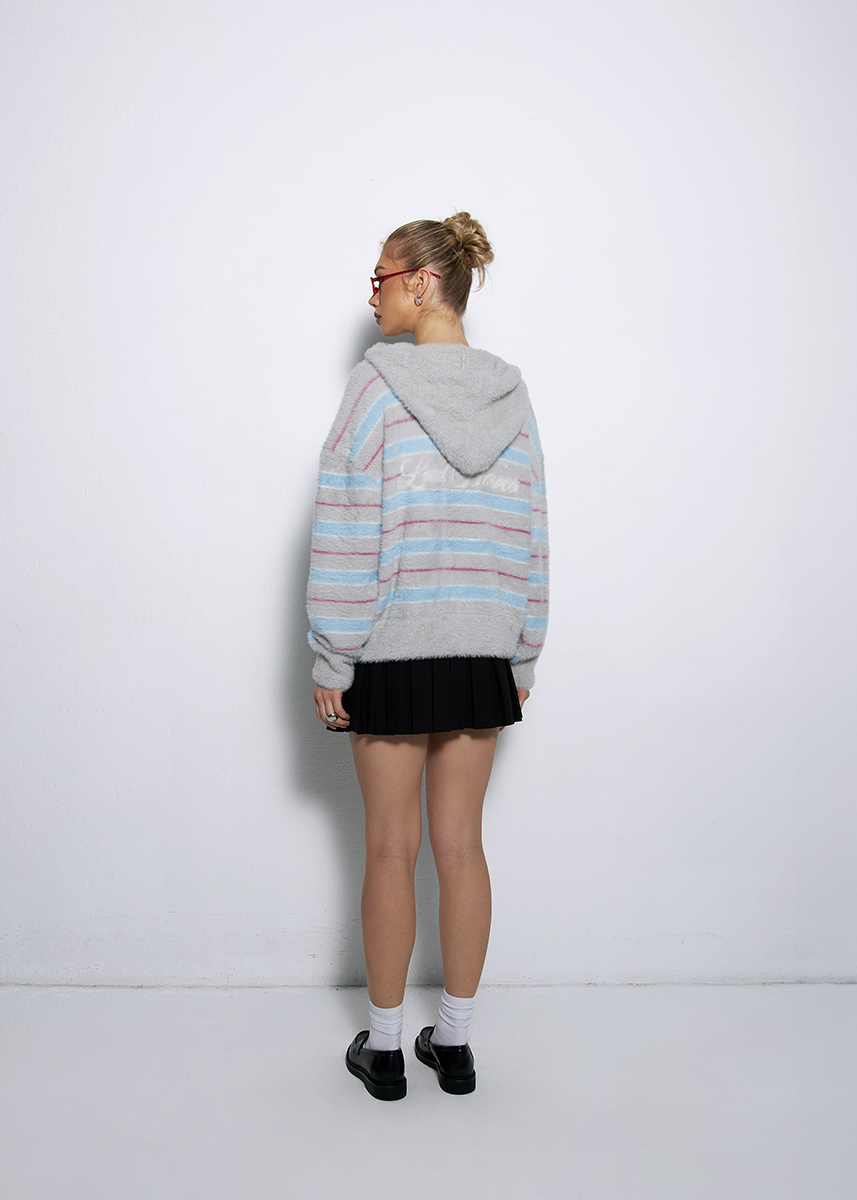 SWETER TEAM BLUSH SZARY
