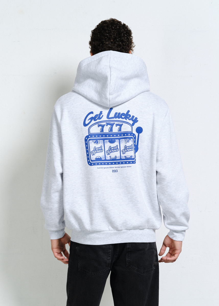 SZARA BLUZA GET LUCKY