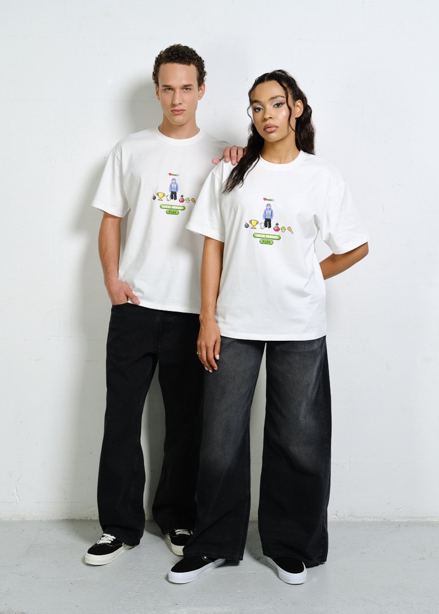 T-SHIRT GAME BIAŁY T-SHIRT GAME BIAŁY
