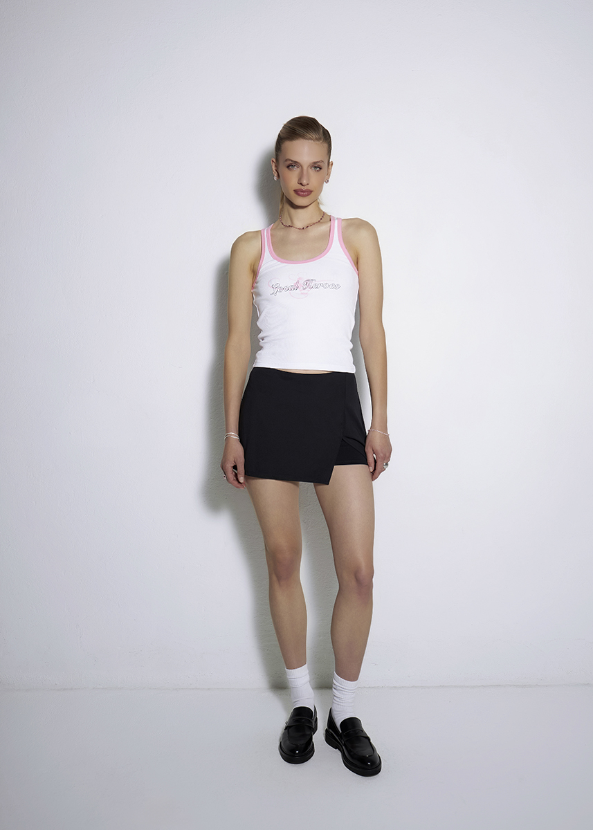 TOP ALOHA WHITE & PINK