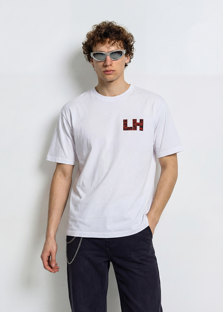 LH ROSES WHITE TEE