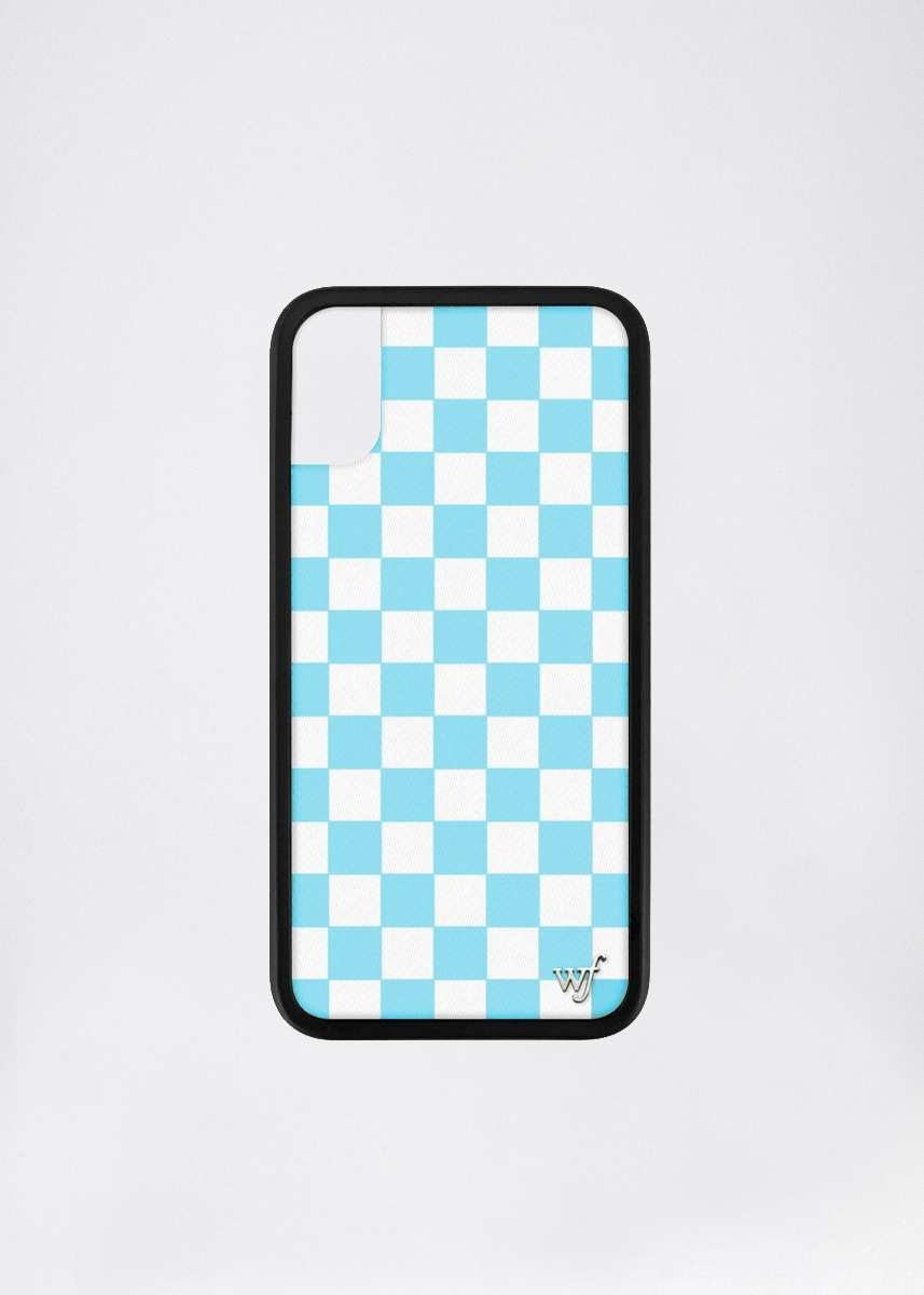 WILDFLOWER BLUE CHECKERS CASE